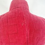 Habitat  Size Small Red Quilted Sleeveless Button Front Jacket Vest Photo 3