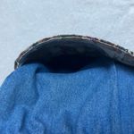 Ėāā§ź°į 90's embroidered teddy bear denim bag with adjustable straps and wooden closure ą»ź± ā§āĖ Blue Photo 4