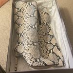 Jennifer Lopez Sparkly Snake Print High Heel Boots Size 8 Photo 9