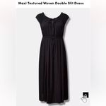 Torrid  Maxi Textured Woven Double Slit Dress Photo 2