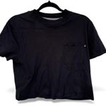 Volcom  Black Graphic Cropped T Shirt- Size Small Photo 0
