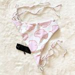 NWT Tavik Jax Tie Side Swim Bottom in Belle Lilac Snow Photo 6