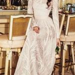 House Of CB  Peach pink Lucya long sleeve sequin limited edition gown S Photo 0