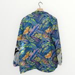 PINK - Victoria's Secret Victoria’s Secret Pink Large Sherpa Lined Tropical Button Down Jacket Photo 1