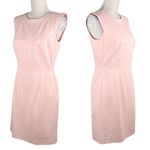 Mundi Gianni Bini Dress 6 Pink Cap Sleeves Sheath Lined Back Zipper Photo 2