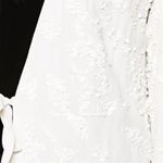 French Connection Mimosa Mist Sequined Tie Front Jacket in Daisy White 4 NWT Photo 3