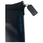 Coach Crossbody Bag Womens Black Pebbled Leather Adjustable Strap Purse Handbag Photo 10