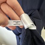 J.Crew  Classic-Fit Soft Gauze Shirt-Dress Navy Blue Size 8 Dressy Casual Photo 6