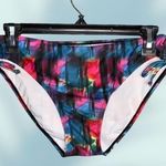 EX Soccer Watercolor Hipster Swim Bikini Bottoms XL Photo 0