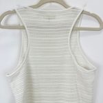 Madewell  Crochet Knit Cutaway Tank Cropped Lighthouse Cotton Blend Cream M NWT Photo 8