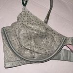 Victoria's Secret Sexy Tee Lace Unlined Demi Bra Mint Green Foil Stars size 36D Photo 8