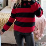 Givenchy Red And Black Stars And Stripes Crew Neck  Photo 0