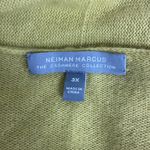 Neiman Marcus  Chartreuse Green Yellow Long Lined Cardigan and tank Plus 3X Set Photo 4