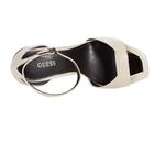 Guess  Women's Divine Heeled Ankle Strap Sandal Ivory 8 Photo 7