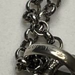 Gucci Textured Interlocking GG Pendant Necklace-Sterling Silver - Preowned Photo 7