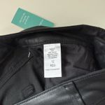 Maurice's Edgely Slim Straight Pants Black Coated High Rise NWT Photo 12