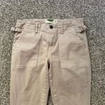 Anthropologie khaki beige straight leg pants size 27 Photo 2