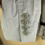 Club Monaco  Blazer Size 2 Gray Cotton Blend Pockets Buttoned Sleeve Cuff‎ Office Photo 5