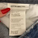 Paige Hoxton Ankle Peg Low Rise Jeans Lexington Destructed Photo 13
