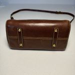 Dooney & Bourke Vtg Genuine Florentine Vacchetta Leather Saddle Crossbody Bag Photo 3
