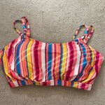 sunsets Striped Bathing Suit Top Photo 0