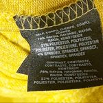 Anthropologie  Postmark Small‎ Mustard Yellow Ruffle Trim Cowl Neck Sweater Photo 3