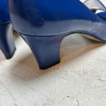 Tahari  Billie 2 Womens Blue Patent Leather Peep Toe Heels Shoes Size 7 1 2 M Photo 7