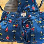 J.Crew  Men’s Pajama Bottom- Blue with Christmas Dog Print Photo 1