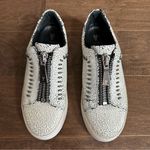 Frye Lena Rebel Leather Crackled Slip-On Sneakers Photo 1