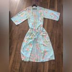 Oscar de la Renta  pink label floral robe S 140$  spring designer boho classic Photo 3