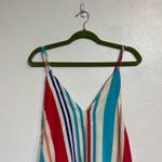 Lulus Adrift Multi Striped Tank Top Sz M Photo 2
