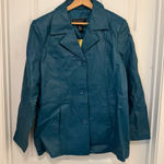 Dialogue NWT Vintage  Leather Blazer Photo 0
