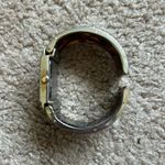 Target Women’s tortoise print acrylic bangle watch color: amber/silver/gold Photo 3