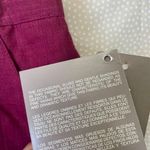 Jones New York Vintage  100% Linen Magenta Office Pants NWT 16W Photo 4