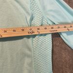 Under Armour  Shirt Womens Large Light Blue Active Zip Pocket Long Sleeve Vented Photo 4