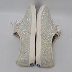 Keds X Kate Spade NY Women's Triple Glitter Silver Cream Lace Up Sneakers Shoe Photo 12