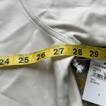 Good American Resort Faux Leather Short Sleeve Button-Up Shirt Bone Women’s 2X Photo 6