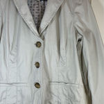 LL Bean Blazer Womens Size‎ 8 Button Front Neutral Beige Career Business Jacket Tan Photo 1