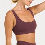 Vuori Daily Bra Medium Support Sports Bra in Fig Photo 1