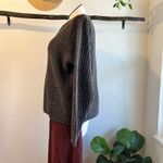 Bill Blass 90s USA Made Cotton Chunky Knit Button Pullover Sweater Size Large Photo 4