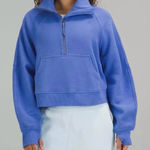 Lululemon  Scuba Oversized Funnel Neck Half Zip Wild Indigo W3FJ6S size M/L Photo 0