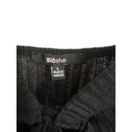 Blashe Black Bodycon Dress Spaghetti Straps Ribbed Semi Sheer Front Keyhole Sz L Size L Photo 5