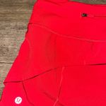 Lululemon Speed Up Shorts 4" Tall Red Photo 4