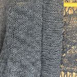 Lucky Brand -NAVY-L/S-OPEN WEAVE KNIT CARDIGAN Open front Cotton Blend-M-EUC Photo 2