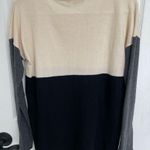 41 Hawthorn Wool Blend Cream Black Gray Color Block Sweater Women’s Size S Photo 1