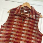 Christopher & Banks  Tan‎ And Orange Vest Photo 2
