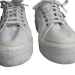Superga 2790 Platform Sneakers white canvas Traditional Classic Lace Up Womens 8 Photo 2