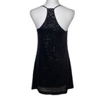 Marchesa Dress Pearl by Georgina Chapman Sequin Black Mini Dress, Size 2 Photo 4