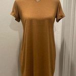 Cotton On Casual Brown Short Sleeve Crew Neck T-Shirt Mini Dress - XXS Photo 0