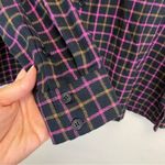 Madewell  Grunge‎ Plaid Flannel Long Sleeves Button Up Shirt Size M Cabincore Photo 5